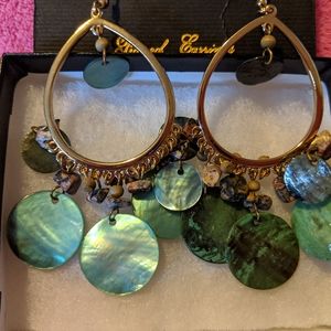 Beautiful emerald earrings